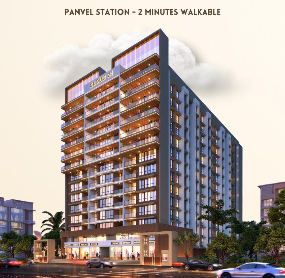 Kricon Cloud 21 Panvel | Luxurious 1 & 2 BHK Homes.